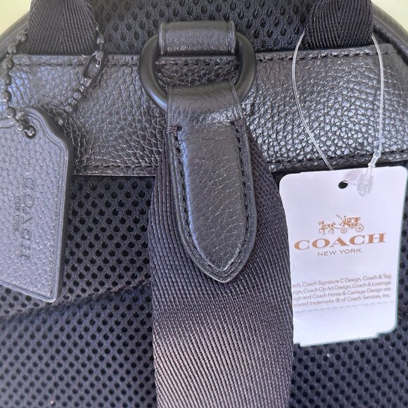COACH CHARTER PACK IN SIGNATURE LEATHER:NWT BLACK CP116 Retail:$450 - Picture 8 of 15